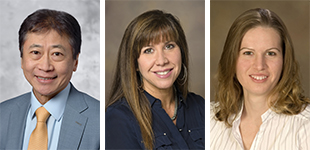 Images of James Liao, MD, Amy Susman, MD, and Laura Meinke, MD